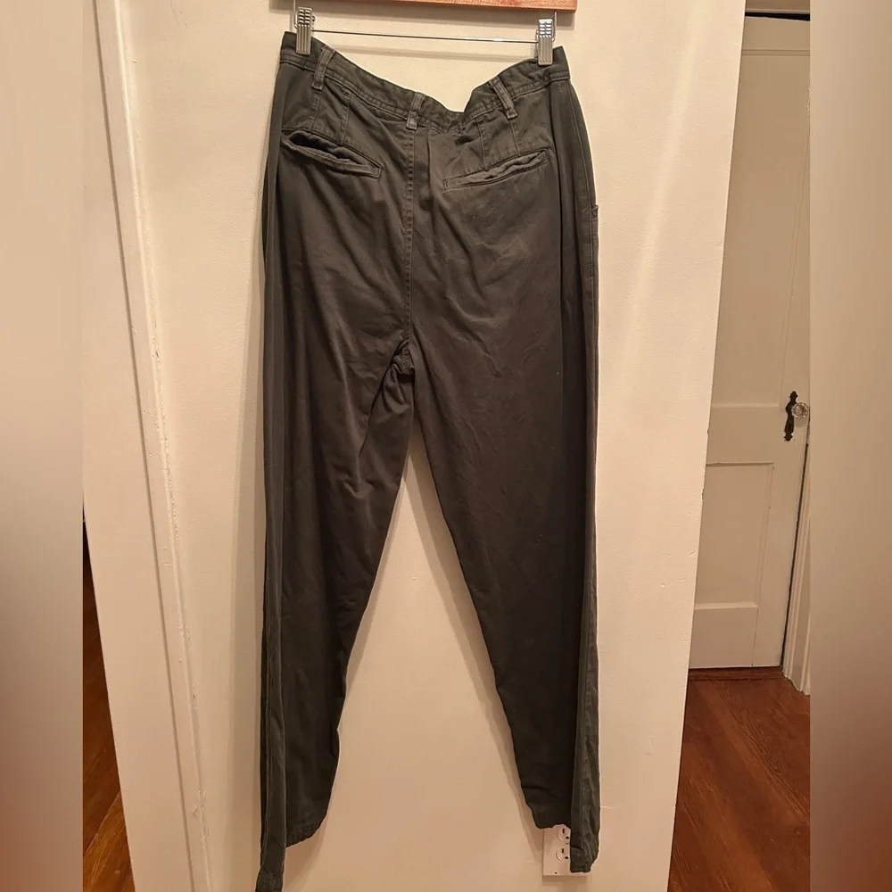 Free People Olive Green Trousers - Picture 4 of 4